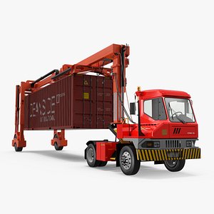 3D Terminal Carrier Truck Ottawa T2E with Container 40FT