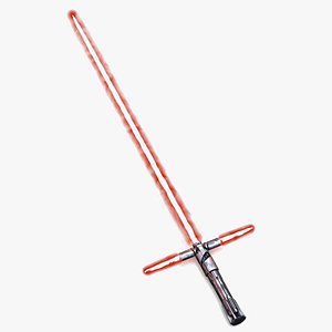 3D Kylo Ren Crossguard Lightsaber