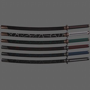 PBR Katana Japanese Sword Ver.1 - Collection