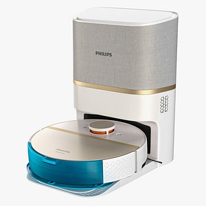 3D Philips HomeRun 7000 Series Robot Vacuum - XU7100