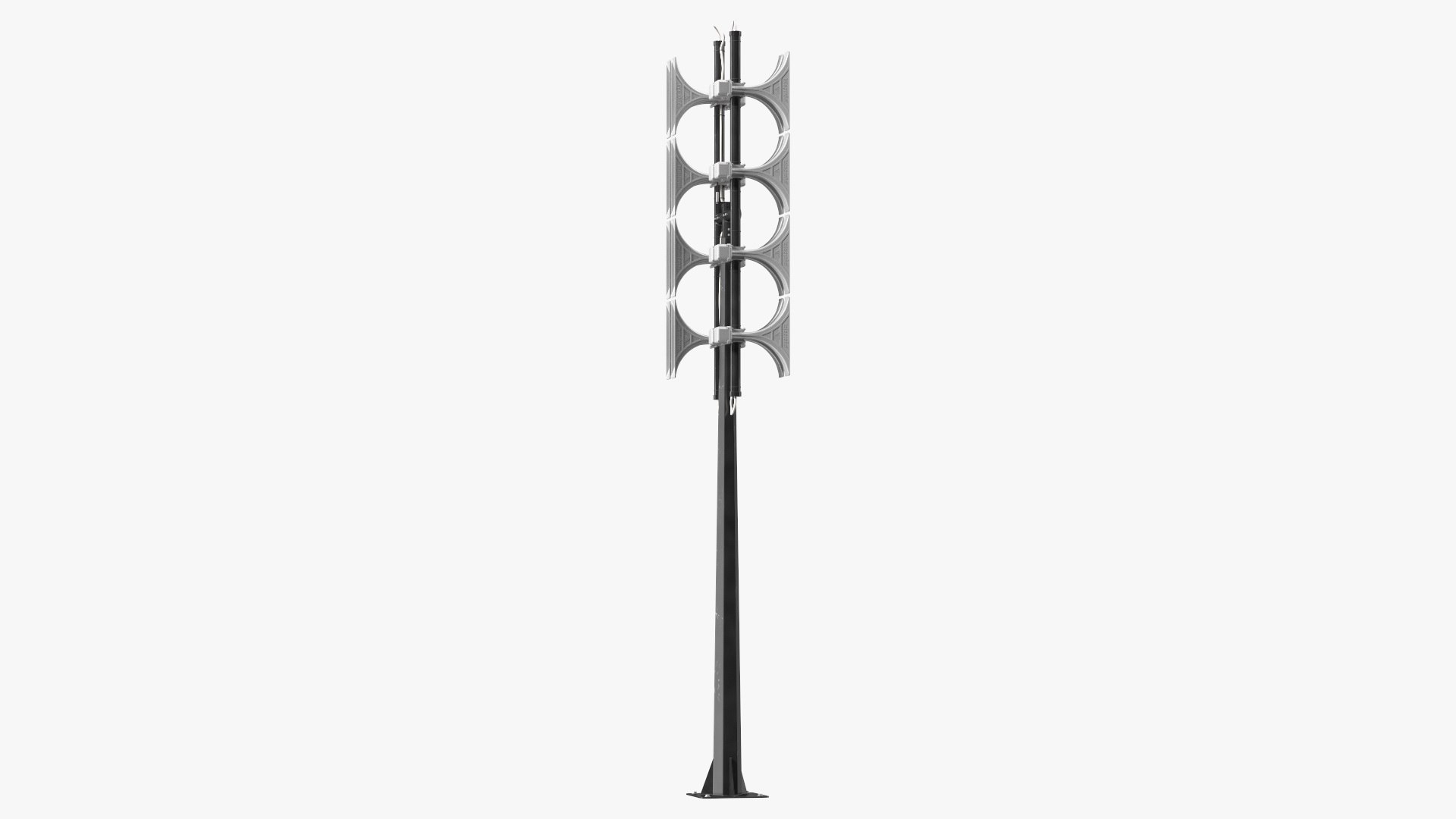 Telegrafia Pavian Electronic Outdoor Siren Double 3D model preview
