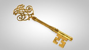 skeleton key 3d model