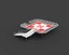 Modello 3D dell'eliporto sul tetto