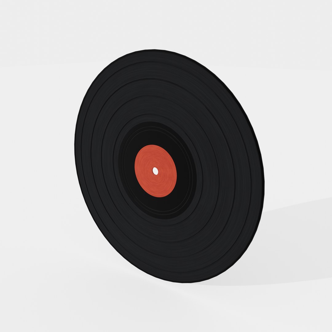 Free Disc Vinyl 3D Model - TurboSquid 1608654