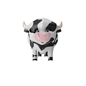 3D cow toy