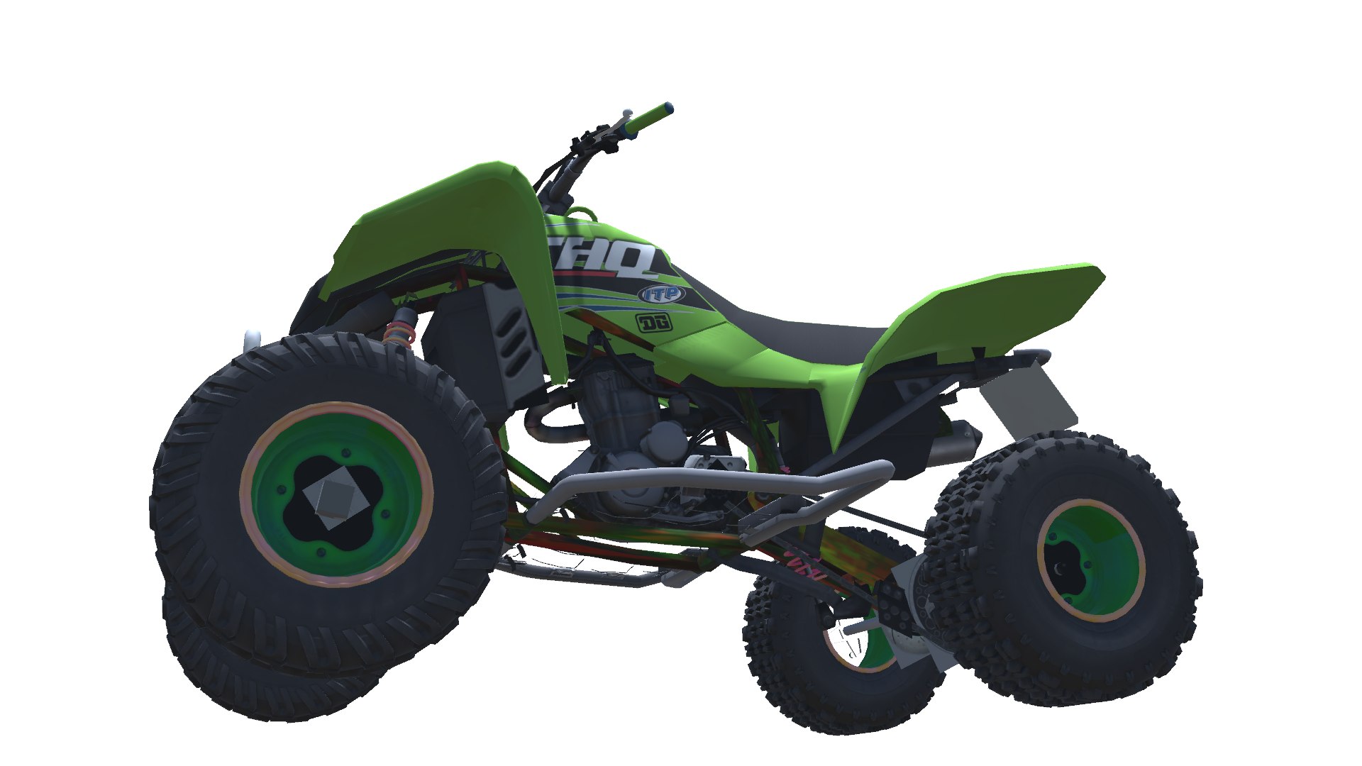 3D 019-Takashi 450R-Quad-ATV-Bike-low Poly Game Ready 3d Model ...