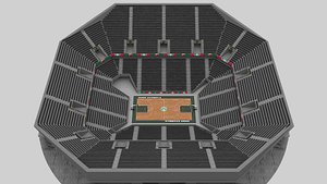 basketball court 3D model