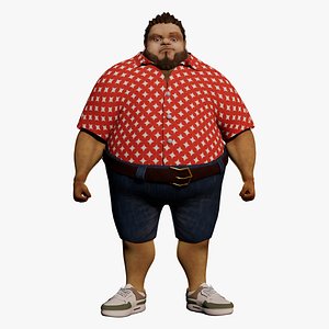 Cartoon Man Rigged