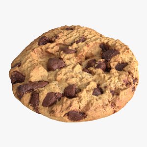3D Chocolate Chip Cookie 2