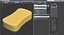 washing sponge 3D model