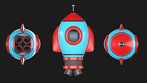 Cartoon Rocket