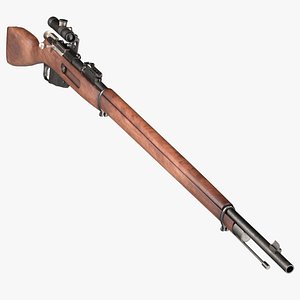 Mosin Nagant M1891 with Scope 3D