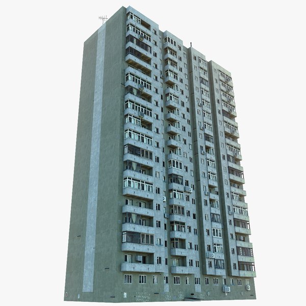 Apartment Building Collada Models for Download | TurboSquid