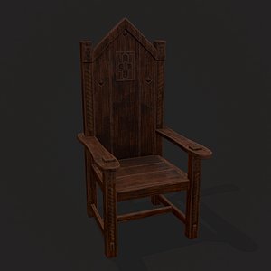 Medieval Chair model