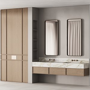 188 bathroom furniture 04 minimal wood and marble 00