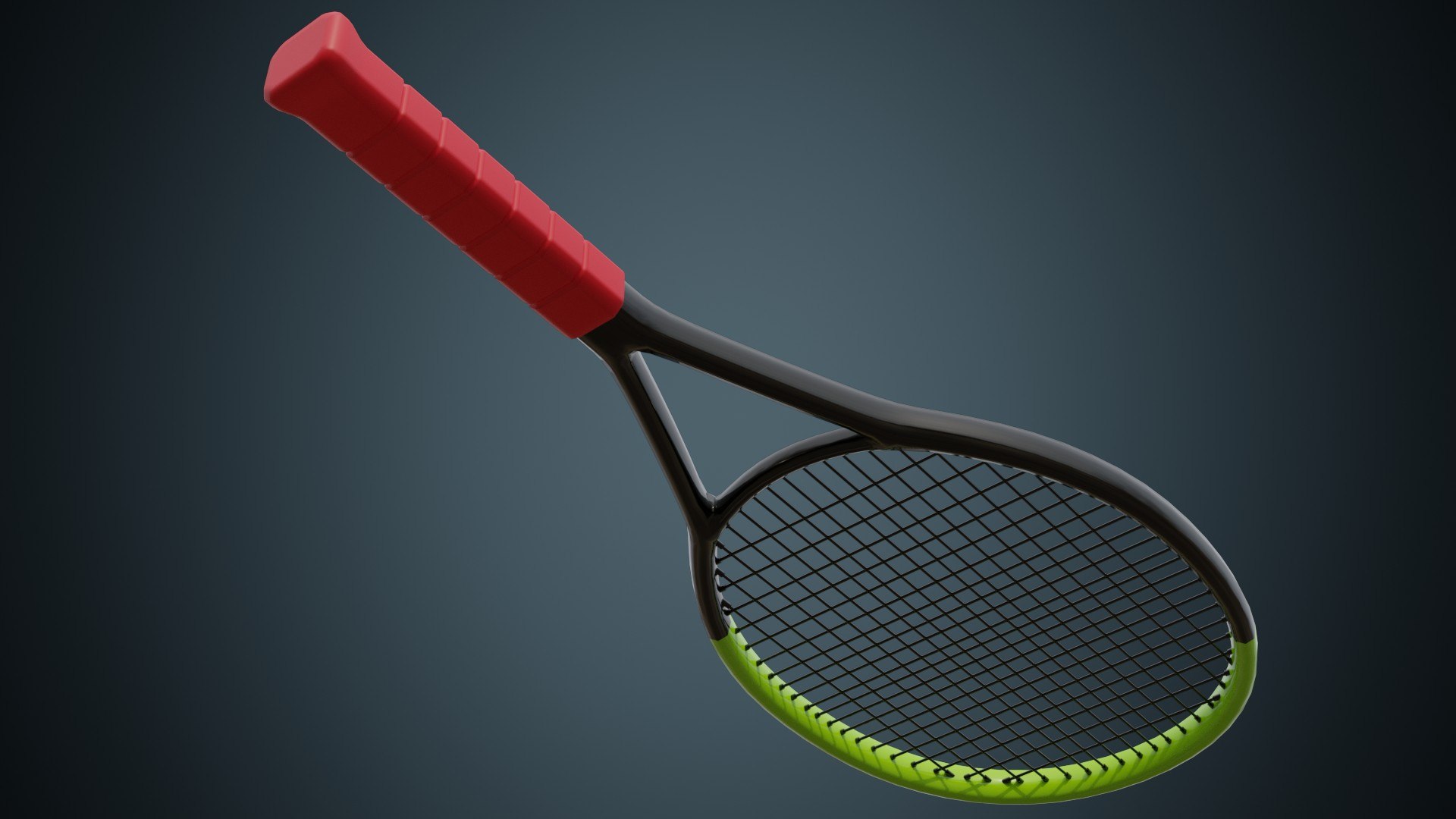 Tennis Racquet 1 Basic Model - TurboSquid 2005866
