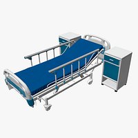 Hospital Bed Modern Medical Patient Bed