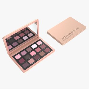 3D model Eyeshadow Palette 15 Shadows Natasha Denona