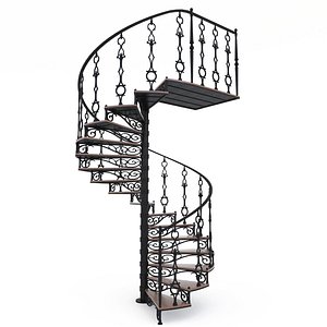 3D Spiral Staircase forging