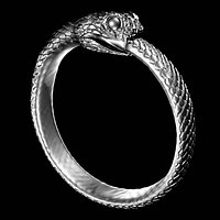 Ouroboros Snake Ring