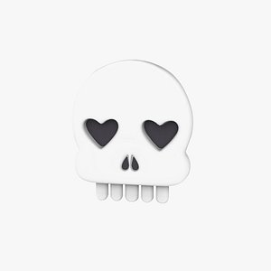 Prop114 Skull Emoji Low model