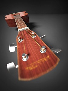 ukulele 3d max