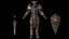 DEMON BOSS FANTASY CHARACTER Vol 1 PRONTO PARA JOGO Modelo 3D Low-poly