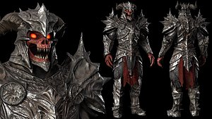 DEMON BOSS FANTASY CHARACTER Vol 1 GAME READY Low-poly 3D model