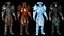 DEMON BOSS FANTASY CHARACTER Vol 1 PRONTO PARA JOGO Modelo 3D Low-poly