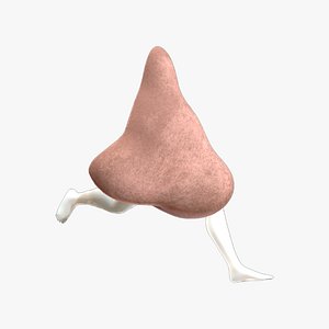 Running Nose Rigged with Animation