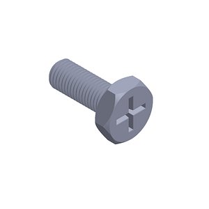 3D Bolt M8x1 model