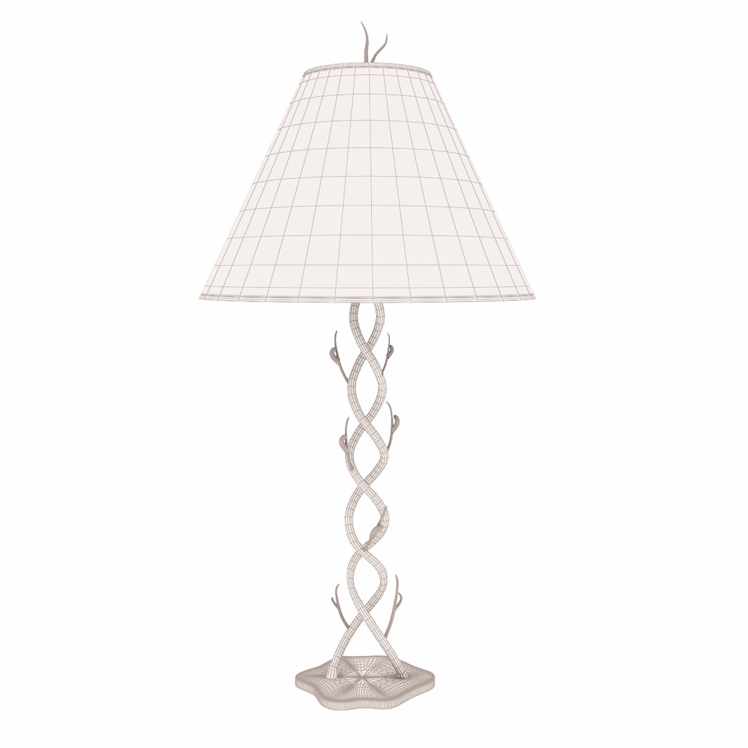 3d Model Of Bronze Lighting Pack Lamp
