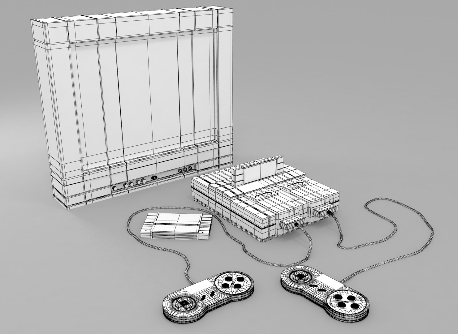 Super Console Controllers 3D Model TurboSquid 1428806