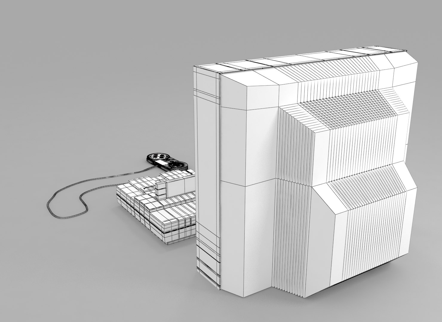 Super console controllers 3D model TurboSquid 1428806
