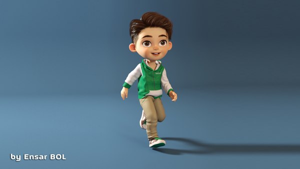 3D Toon boy