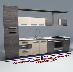 Kitchen furnitures with accesories model 03