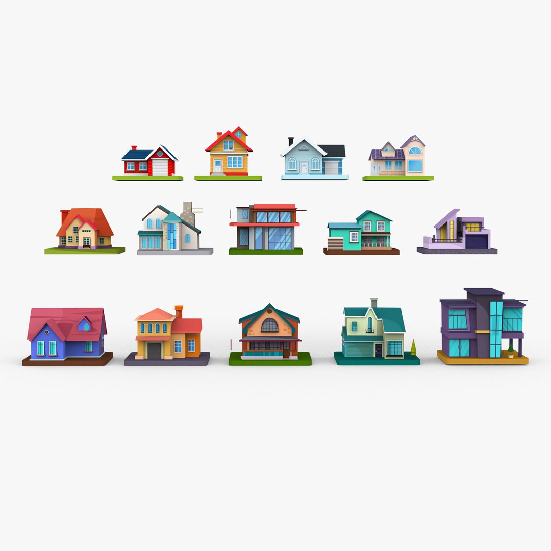 3D House Buildings Pack 1 - TurboSquid 2037466