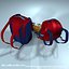 backpack school tools 3d model