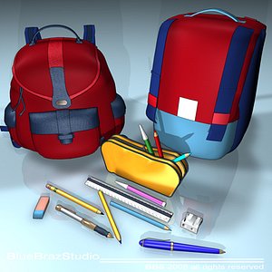 backpack School tools