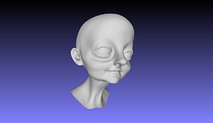 3D Strange head model