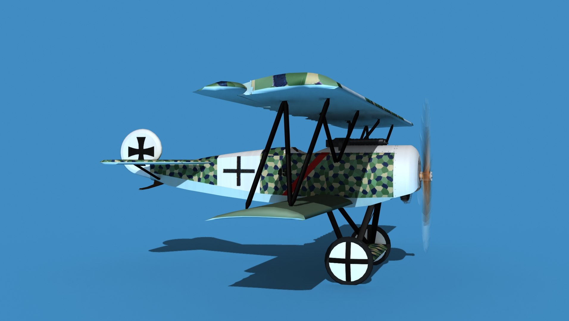 3D Fokker D-VI V05 Model - TurboSquid 1920074