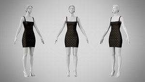 3D Dress 52 Lisbon Brown