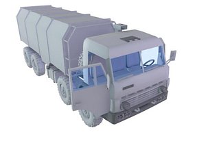 3d kamaz truck model