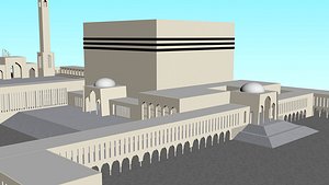 3D model BAITUL MUKARRAM MOSQUE