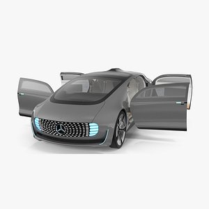 Mercedes Benz F015 Autonomous Car Concept Rigged for Cinema 4D