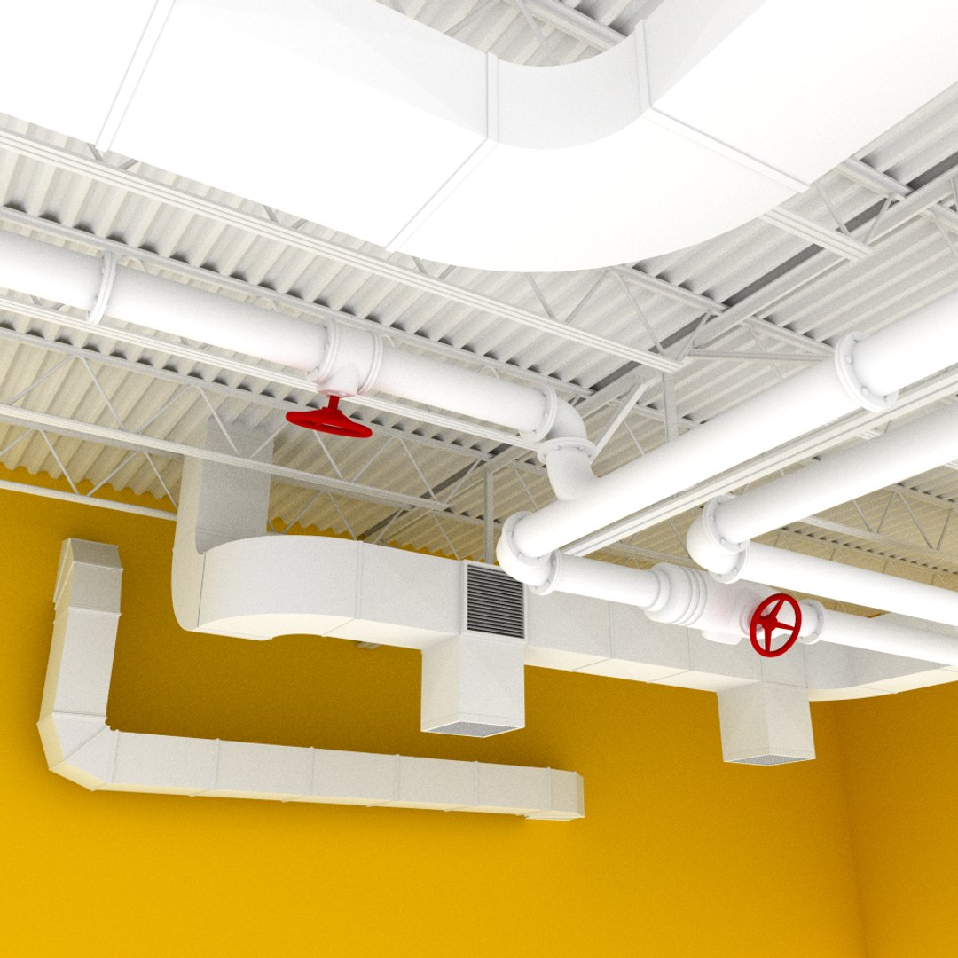 Space Open Set Ceiling 3ds