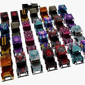 Vehicle car Jeep 29x 3D