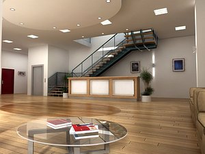 Reception Lobby with stairs