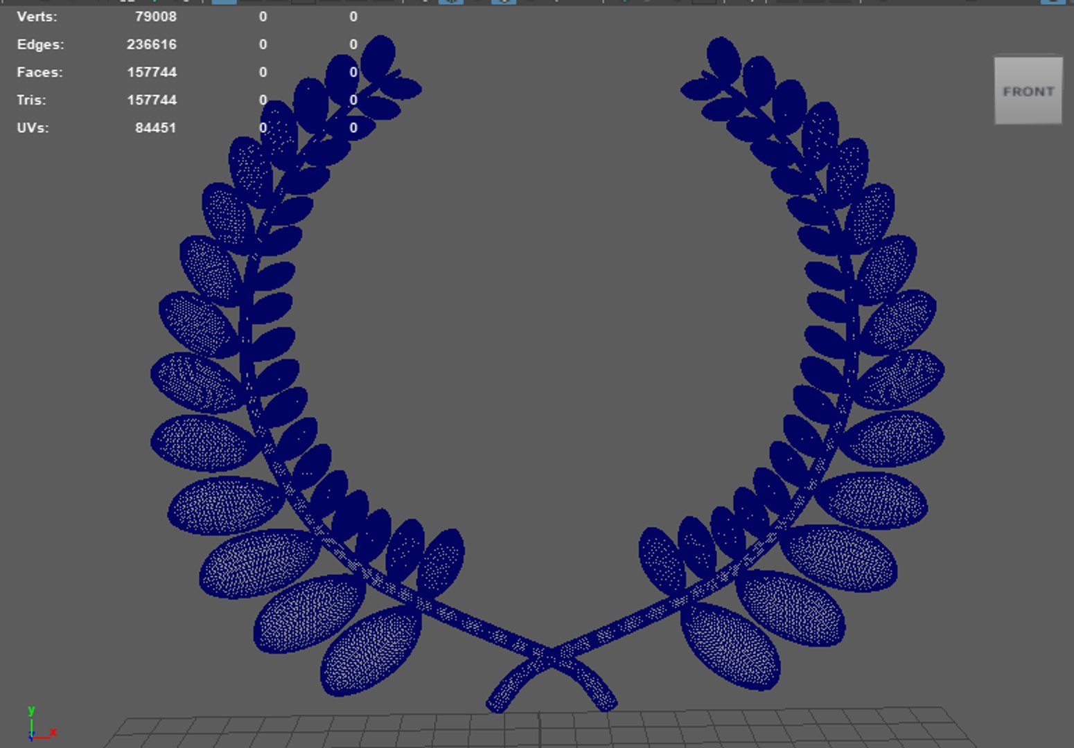 3D Laurel Wreath 3D Model - TurboSquid 2404397