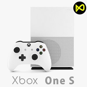 3d model xbox s